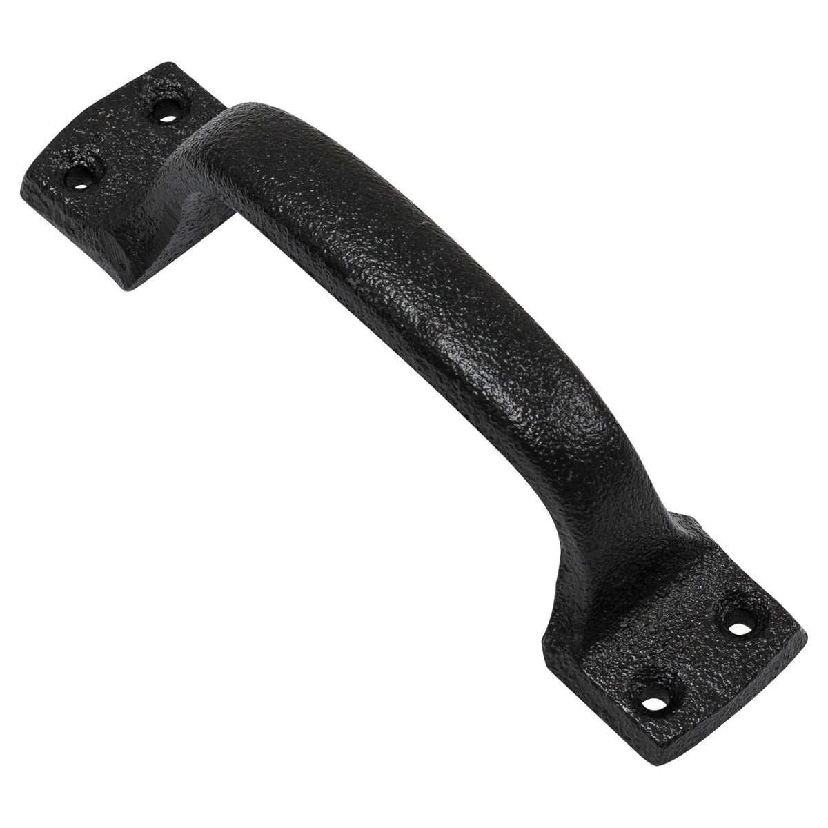 Woodside 4 Pack Heavy Duty Cast Iron Barn Door Pull Handles – Rustic Vintage Cupboard & Furniture Hardware