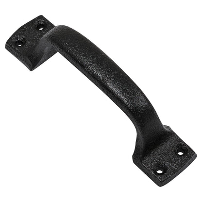 Woodside 6 Pack Heavy Duty Cast Iron Barn Door Pull Handles – Rustic Vintage Cupboard & Furniture Hardware
