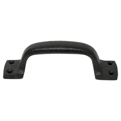 Woodside 4 Pack Heavy Duty Cast Iron Barn Door Pull Handles – Rustic Vintage Cupboard & Furniture Hardware