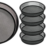 Woodside 4 Pack Universal Metal Mesh Bird Seed & Nut Dishes – Replacement Garden Bird Feeder Trays