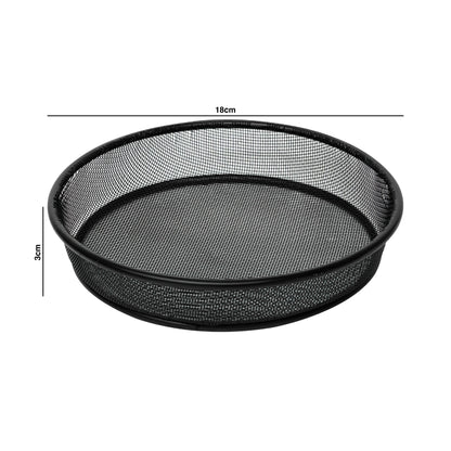 Woodside 4 Pack Universal Metal Mesh Bird Seed & Nut Dishes – Replacement Garden Bird Feeder Trays
