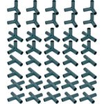 Woodside 40 Pack 11mm Heavy Duty Greenhouse Frame Connectors – Green Plastic Joints for Garden Structures