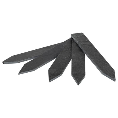 Woodside 40 Pack Slate Garden Markers & Chalk Set – Reusable Plant Labels for Flowers, Herbs & Vegetables
