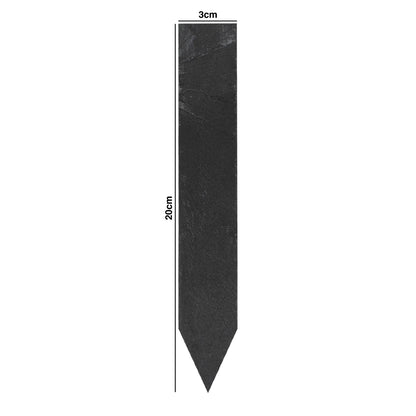 Woodside 40 Pack Slate Garden Markers & Chalk Set – Reusable Plant Labels for Flowers, Herbs & Vegetables
