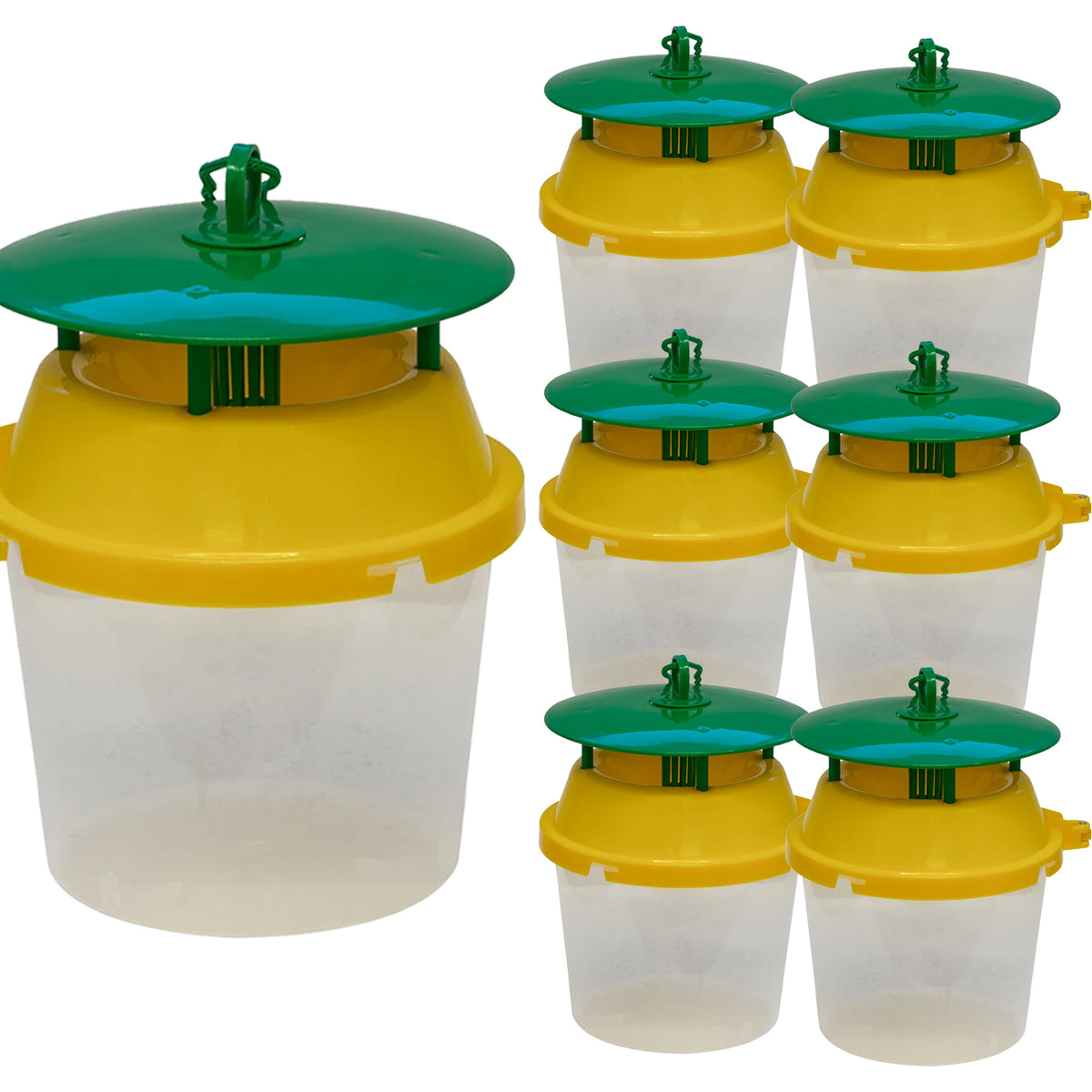 Woodside Box Tree Moth & Insect/Wasp Bucket Trap – 6 Pack, Reusable and Refillable Garden Catchers