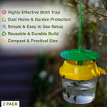 Woodside Box Tree Moth & Insect/Wasp Bucket Trap – 4 Pack, Reusable and Refillable Garden Catchers