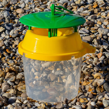 Woodside Box Tree Moth & Insect/Wasp Bucket Trap – 4 Pack, Reusable and Refillable Garden Catchers