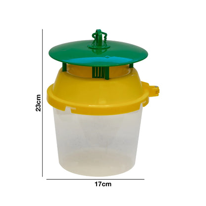 Woodside Box Tree Moth & Insect/Wasp Bucket Trap – 4 Pack, Reusable and Refillable Garden Catchers