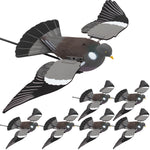 Nitehawk 6 x Full Body Painted Flying Pigeon Decoys – Realistic Moving Wings for Hunting, Shooting & Field Setups