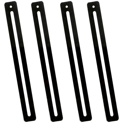 Woodside Growhouse & Cold Frame Lid Slide Adjusting Hinges 4 Pack – Powder-Coated Steel Replacement Fittings