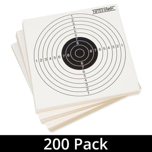 200 Piece 14cm Air Rifle/Airsoft Pistol Card Practice Pellet Trap Targets