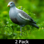 2 x Nitehawk Hunting Shooting Painted Full Body Fake Bird Pigeon Decoy Shell
