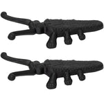 Oxbridge 2 Pack Heavy Duty Cast Iron Beetle Boot Jacks – Black Garden Wellie Removers for Easily Taking Off Muddy Boots