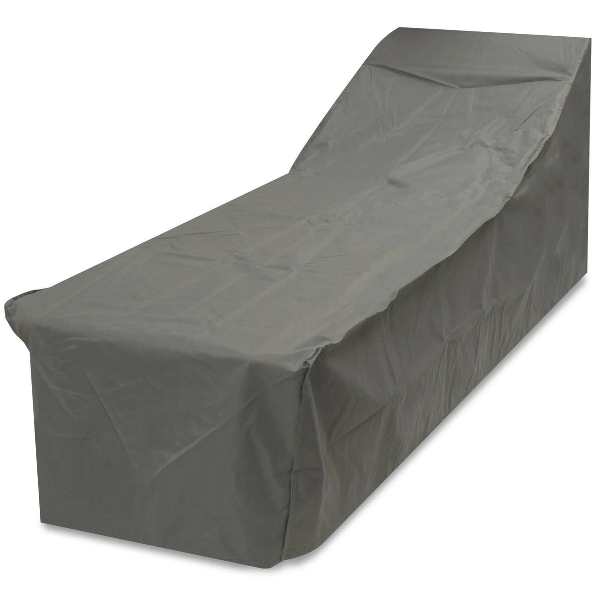 Oxbridge 2 Pack Grey Outdoor Sunbed Covers 204 x 69 x 44–76cm – Waterproof Heavy Duty Garden Furniture Protection with 5-Year Guarantee