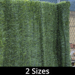 Woodside Artificial Faux Conifer Garden Fence/Wall Privacy Screening Hedge