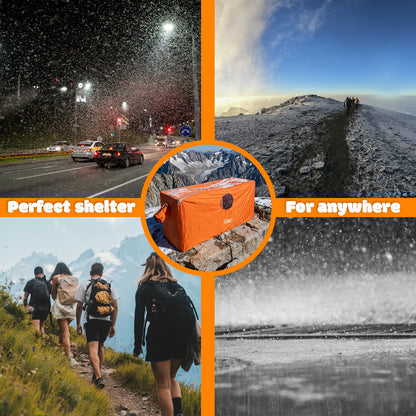 Andes 2 Person Mountaineering/Hiking Outdoor Storm Survival Shelter Cover