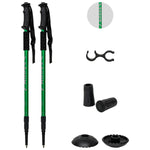 Pair of Telescopic Walking Poles Sticks Extending Adjustable Antishock Hiking