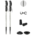 Pair of Telescopic Walking Poles Sticks Extending Adjustable Antishock Hiking