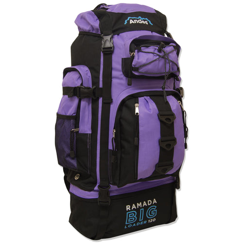 Andes Ramada 120L Extra Large Hiking Camping Backpack/Rucksack Luggage Bag