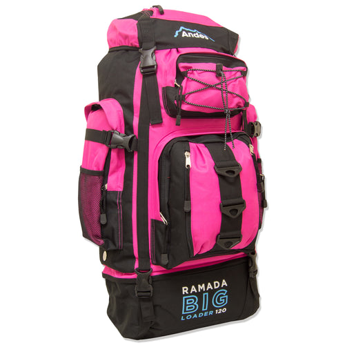 Andes Ramada 120L Extra Large Hiking Camping Backpack/Rucksack Luggage Bag