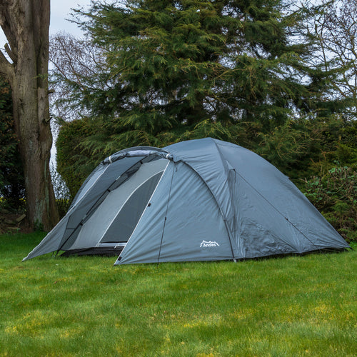 Andes 4 Person Man Berth Double Skin Camping/Festival Dome Tent