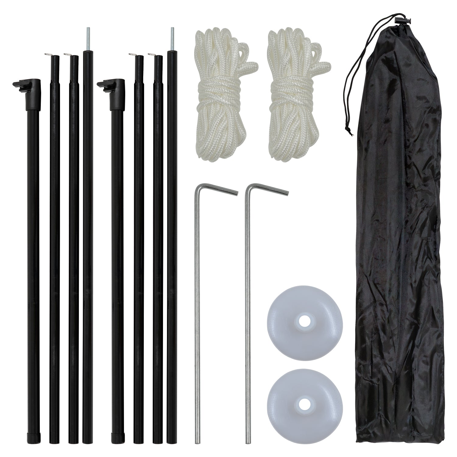 Andes Set of 2 Adjustable Telescopic Tent Pole Set