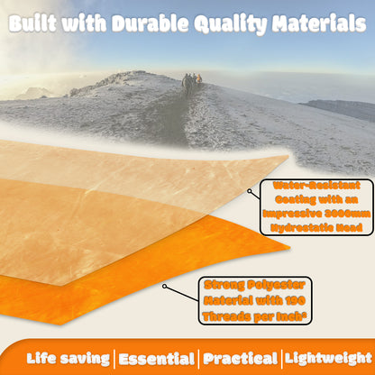 Andes 2 Person Mountaineering/Hiking Outdoor Storm Survival Shelter Cover