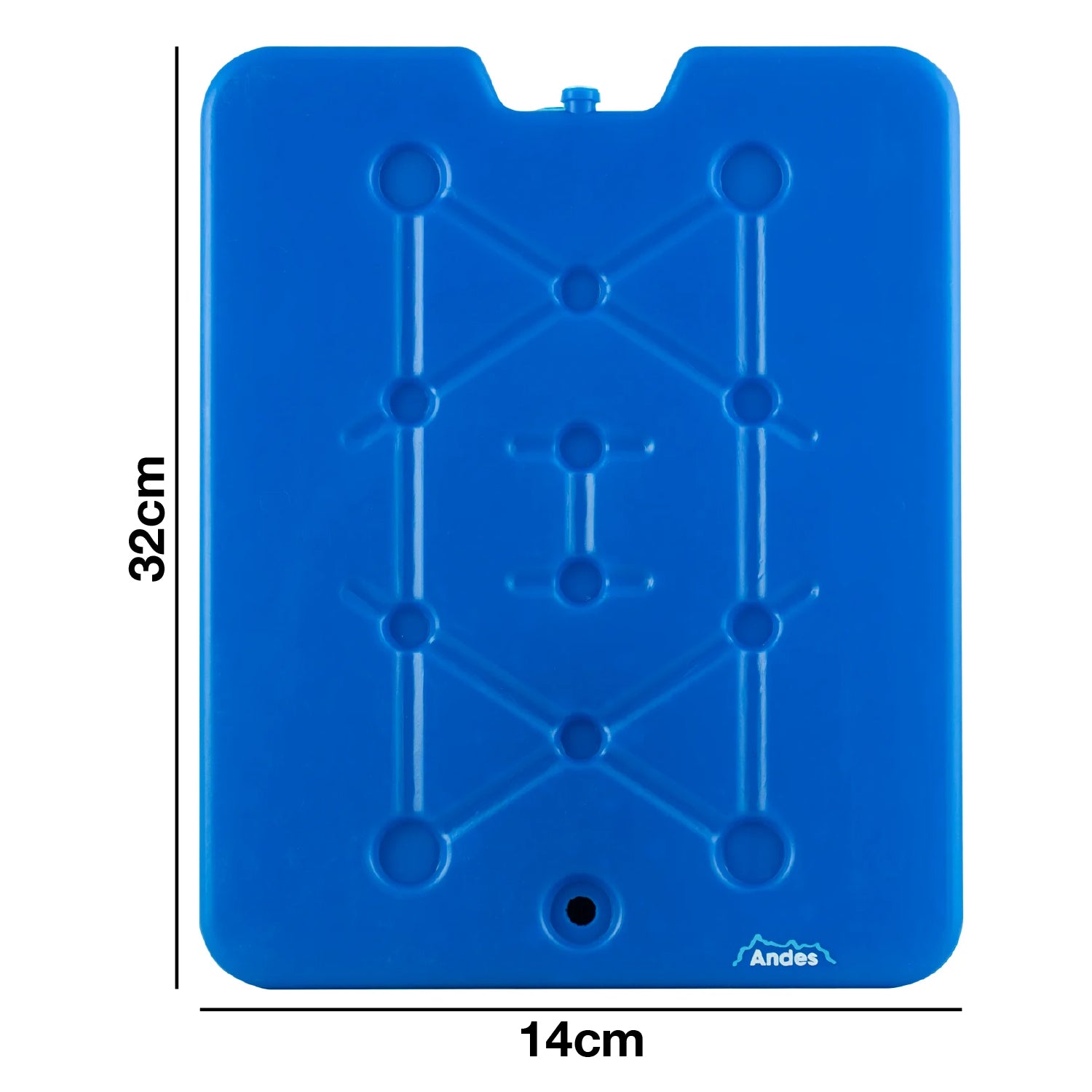 Andes 4 Pack of Reusable Ice Packs/Freezer Blocks for Camping Cool Bag/Box