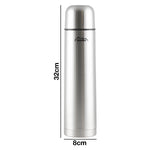 Andes 1L Stainless Steel Insulated Vacuum Travel Tea/Coffee Thermos Flask Bottle
