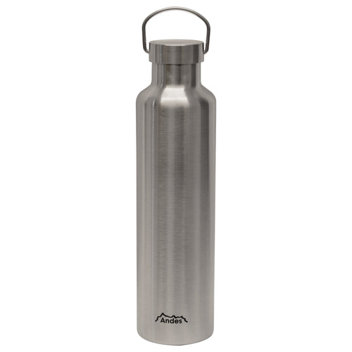 Andes Stainless Steel Insulated Vacuum Flask Travel Tea Thermos w/Handle 3 Sizes
