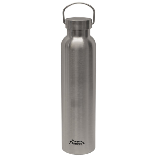 Andes Stainless Steel Insulated Vacuum Flask Travel Tea Thermos w/Handle 3 Sizes