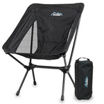 Andes Ultra Lightweight Folding Low Back Camping Chair | Compact Aluminium Outdoor Chair with Carry Bag