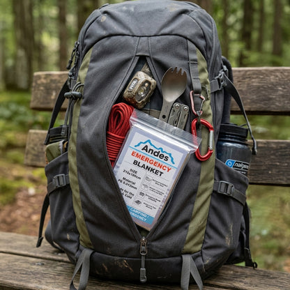 Emergency Silver Foil Survival Blanket 12 Pack | Reflective Outdoor Cover