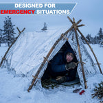Emergency Silver Foil Survival Blanket 12 Pack | Reflective Outdoor Cover