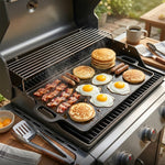 Andes Cast Iron Double Sided Grill Pan
