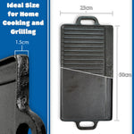 Andes Cast Iron Double Sided Grill Pan