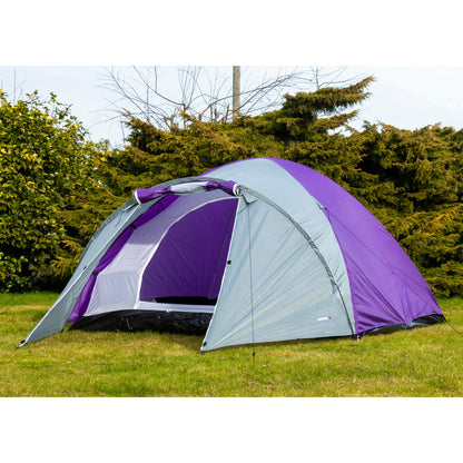 Adtrek Double Skin Dome 4 Man Berth Camping Festival Family Tent