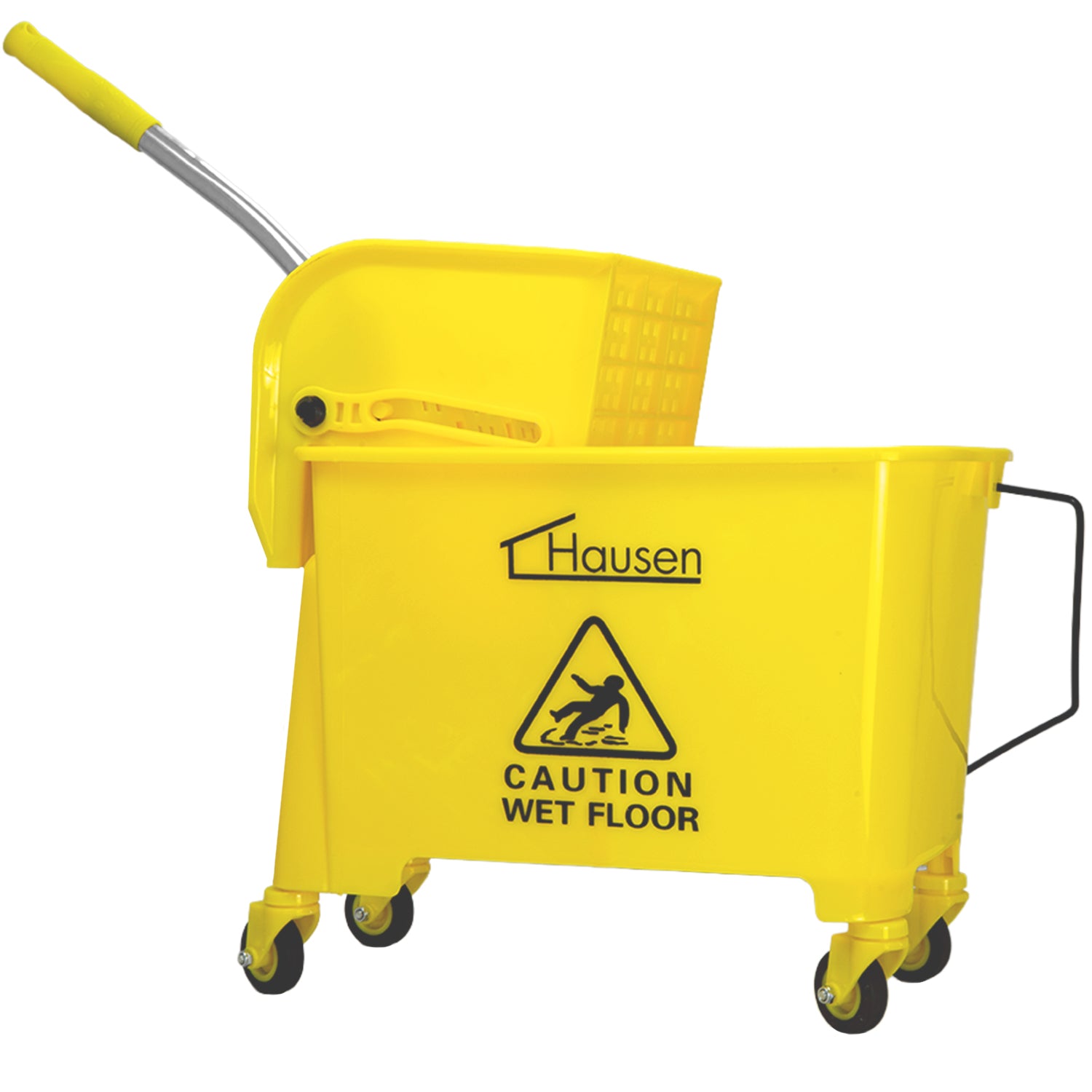 Hausen Kentucky Floor Mop Bucket with Wheels | Removable Mop Wringer