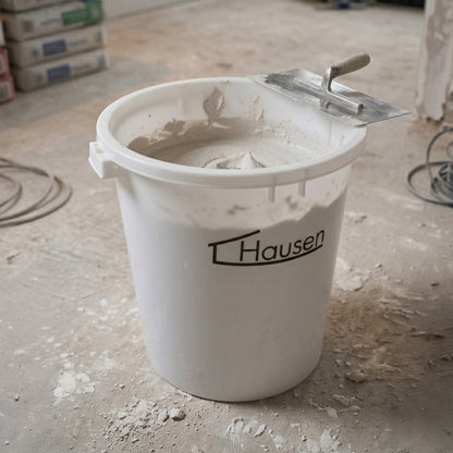 Hausen 45L Heavy Duty Mixing Bucket | Large Construction & Plaster Mixing Tub