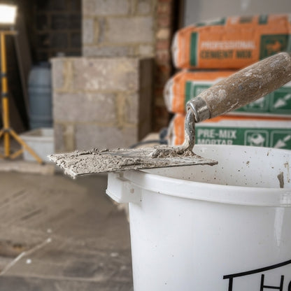 Hausen 45L Heavy Duty Mixing Bucket | Large Construction & Plaster Mixing Tub