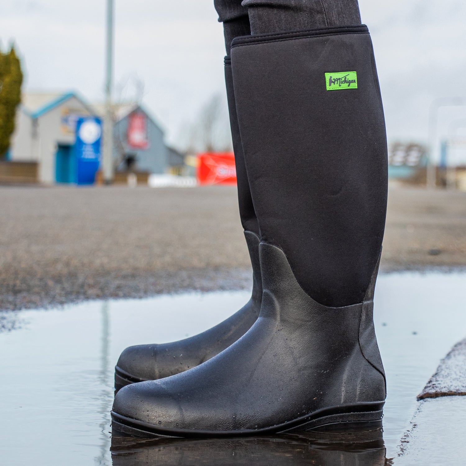 Michigan Neoprene Waterproof Wellington Fishing Boots Wellies