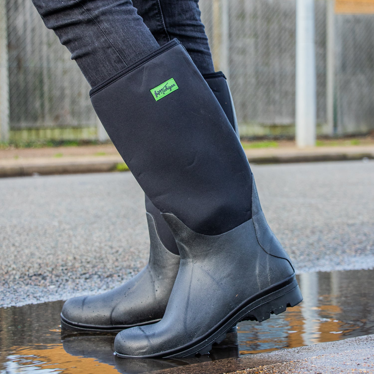 Michigan Neoprene Waterproof Wellington Fishing Boots Wellies