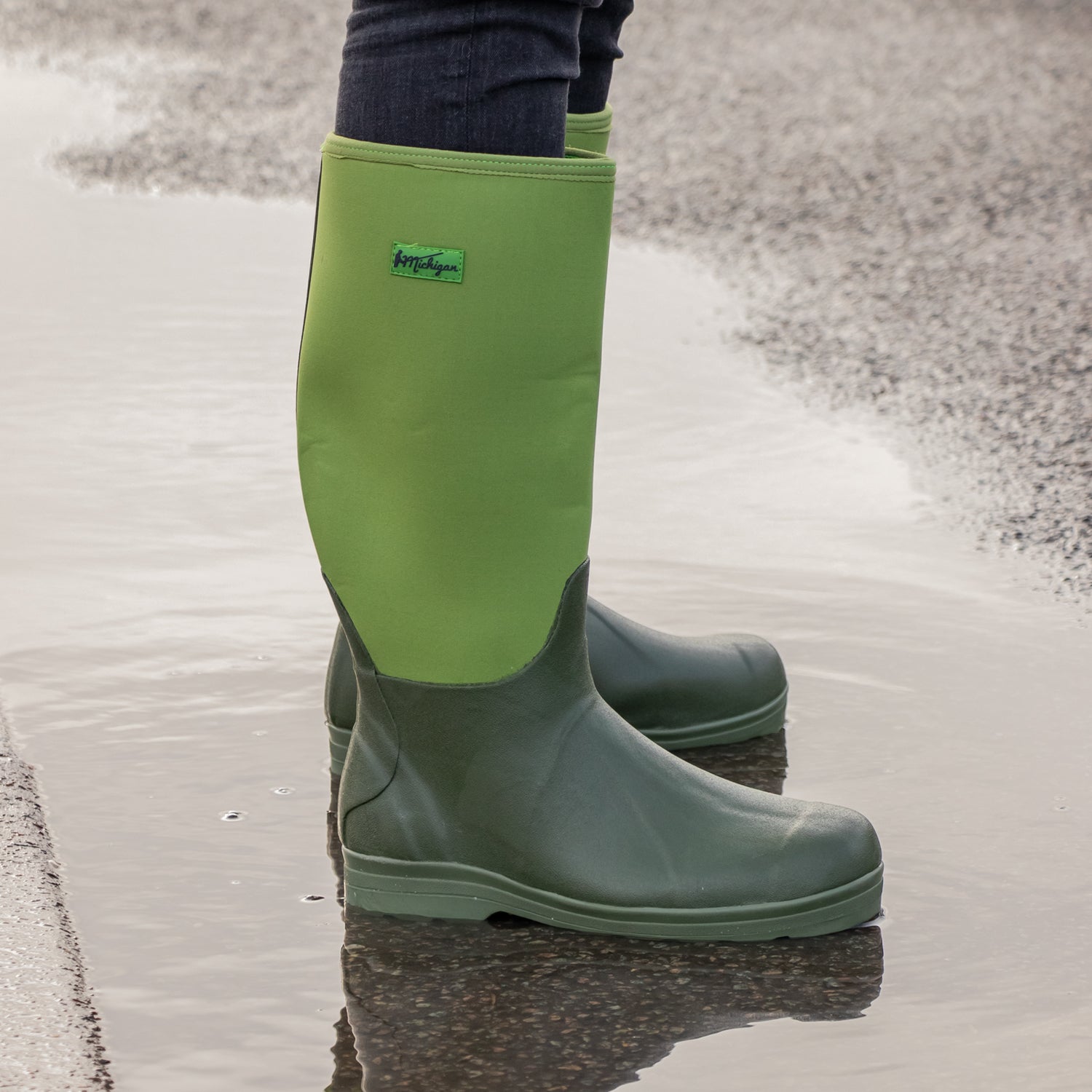 Michigan Neoprene Waterproof Wellington Fishing Boots Wellies