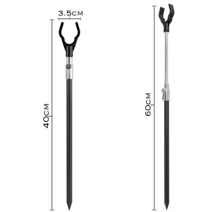 Fishing Adjustable Extending Banksticks Telescopic Bank sticks Rod Butt Rest 40-60cm Michigan