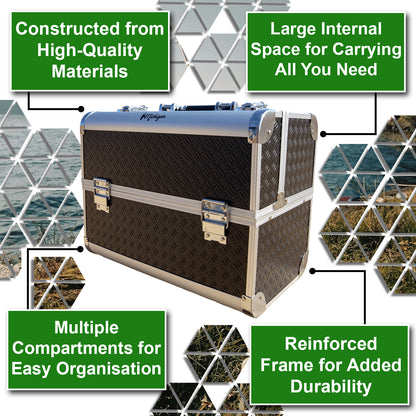 Michigan Heavy Duty Portable Fishing Bait/Tackle Storage Box with 23 Compartment