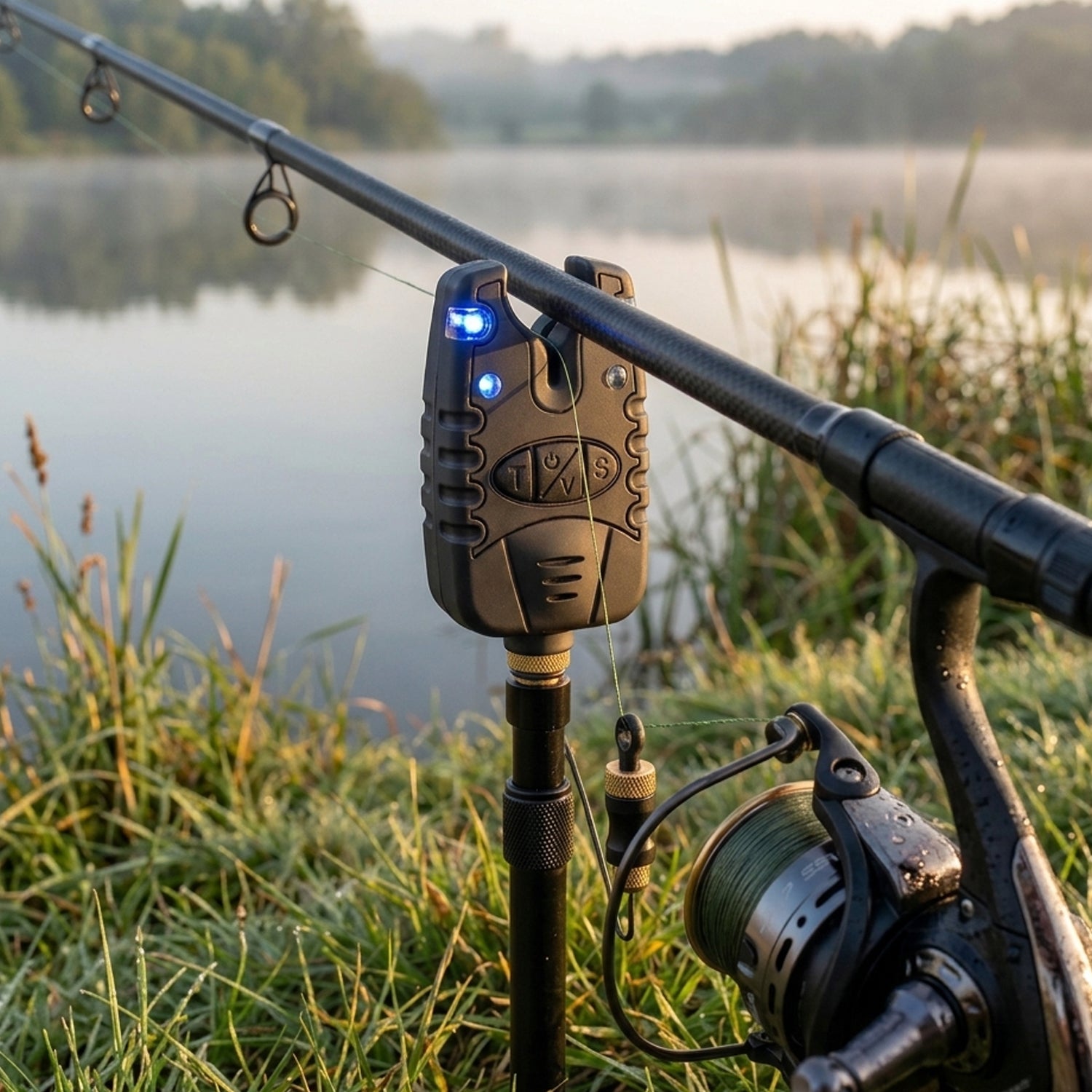 Bite Alarm For Fish/Fishing Carp Pike Coarse With Waterproof Nightlight