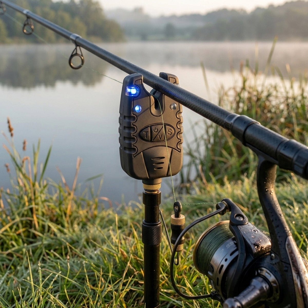 4 x Michigan Bite Alarm For Fish/Fishing Carp Pike Coarse Waterproof Nightlight