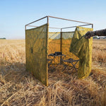 Nitehawk Harvest Reed Camouflage Ghost Net 4m x 1.5m – 2 Ply Barley Wheat Stubble Hunting Hide Net
