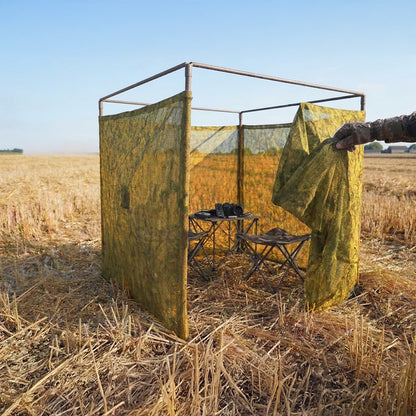 Nitehawk Harvest Reed Camouflage Ghost Net 4m x 1.5m – 2 Ply Barley Wheat Stubble Hunting Hide Net