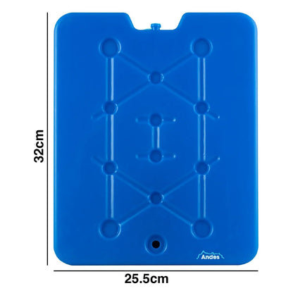 Andes 4 Pack of Reusable Ice Packs/Freezer Blocks for Camping Cool Bag/Box